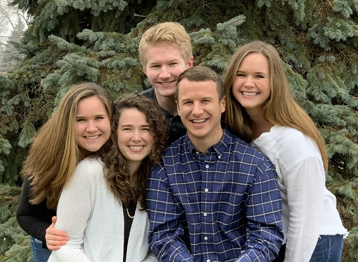 Our wonderful kids including Zach's wife, Leanne - 2019